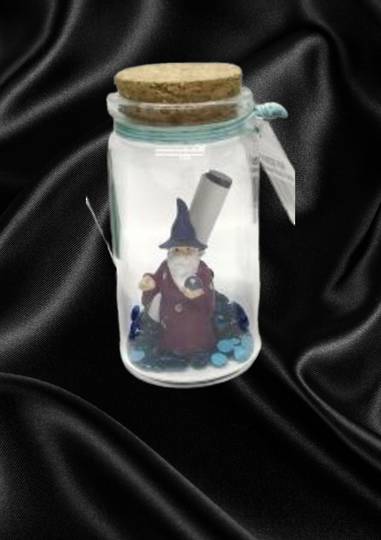 Magical Wizard in Bottle (Blue Hat)